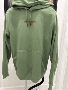 Carhartt Men's Force Relaxed Fit Lightweight Logo Graphic Sweatshirt,Dew Drop M
