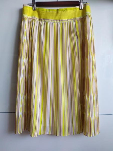 Women Max&Co. Skirt Yellow Polyester 38