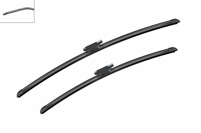 Bosch 3 397 007 117 essuie-glace anti-bruit pour résoudre les pare-brises striés Renault