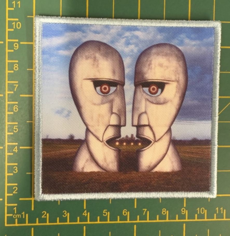 Pink Floyd The Division Bell  Album Cover Printed Sew Or Iron On Patch Official