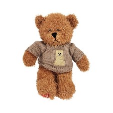 Dakin Teddy Bear Plush Brown Shaggy Stuffed Animal with Knit Sweater 10 inch