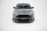 Maxton Design Frontlippe V.6 Passend FüR Ford Focus St Mk3 Fl Schwarz Hochglanz