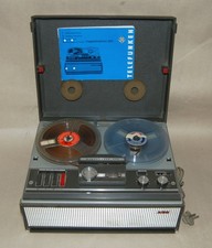 AEG Magnetophon 203 = Telefunken * Tonbandgerät  inkl. Anleitung * Tonband 60er