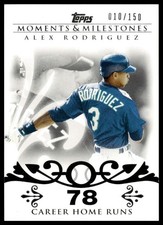 Alex Rodriguez #1 Prices | 2008 Topps | Baseball Cards