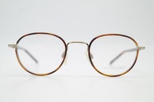 Vintage Glasses TITANFLEX 820584 Brown Gold Oval Eyeglass Frame