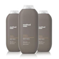Method Men Body Wash, Cedar  Cypress, Paraben and Phthalate Free, 18 FL Oz...