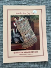 Sampler Stocking One Margaret & Margaret Inc Cross Stitch Leaflet
