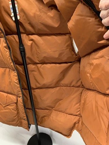 Vintage Frostline Kit Mens Large Burnt Orange Nylon Puffer Down Vest Rancher image 8