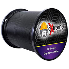 2000 Feet of Heavy Duty Polyethylene Coated 18 Gauge Pet Containment Wire with S