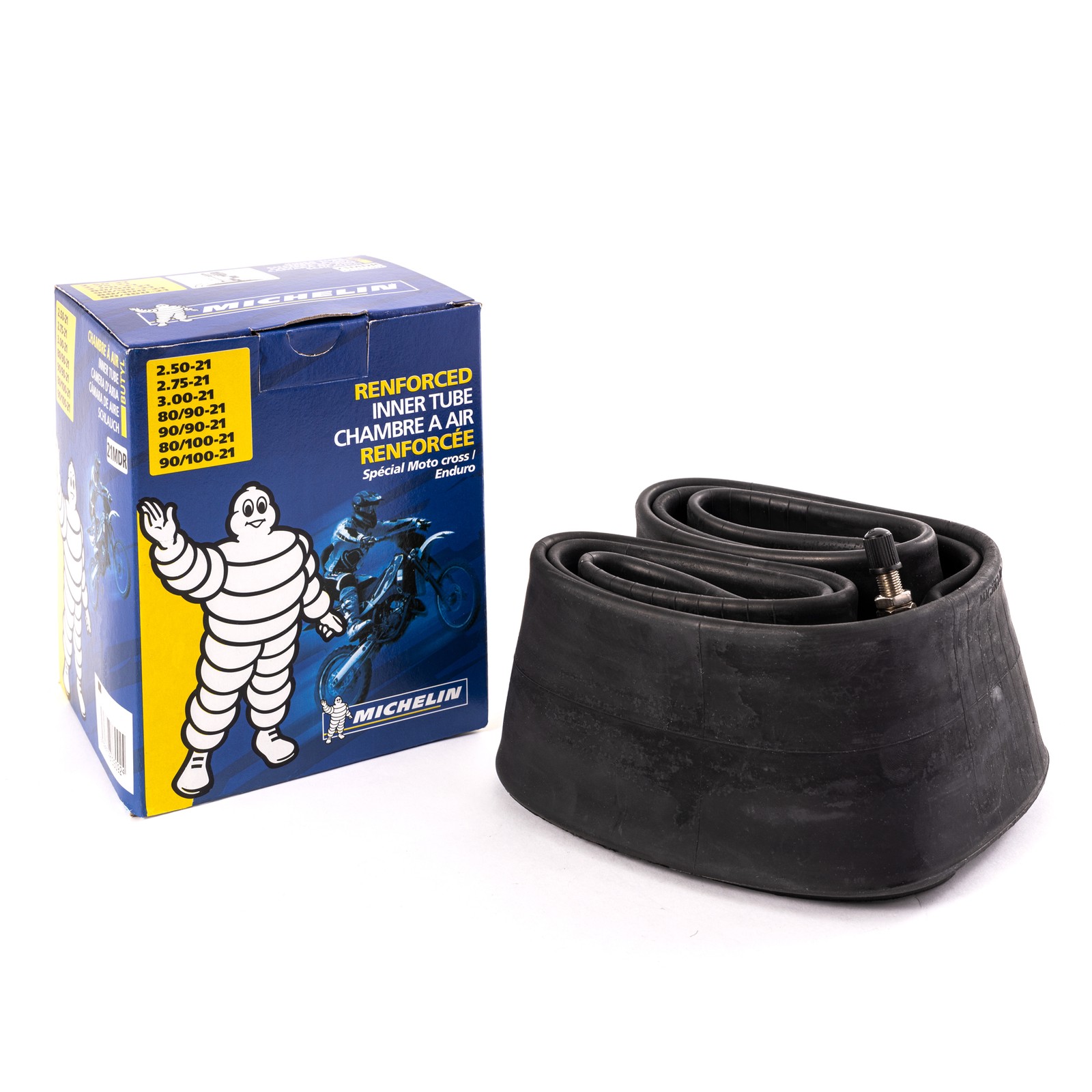 Michelin Off Road Inner Tube 130/80-18, 140/80-18, 120/90-18, 130/90-18 Option J