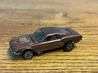 Vintage Hot Wheels Redlines 1967 Custom Mustang Brown Dark Interior - Near Mint