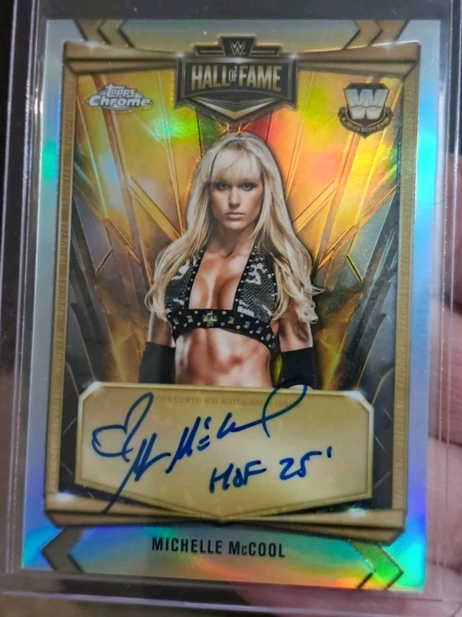 2026 Topps Chrome WWE - Hall of Fame Autographs Michelle McCool  view 11