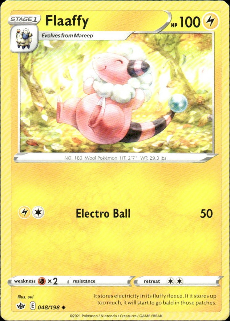 Flaaffy Chilling Reign 048/198 Uncommon Pokémon — English NM