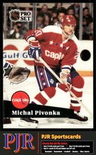 Michal Pivonka 1991-92 Pro Set #252 Washington Capitals