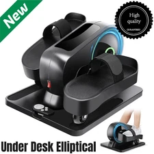 2 in 1 Under Desk Elliptical Machine, Ellipse Leg Exerciser for Seniors Adults~