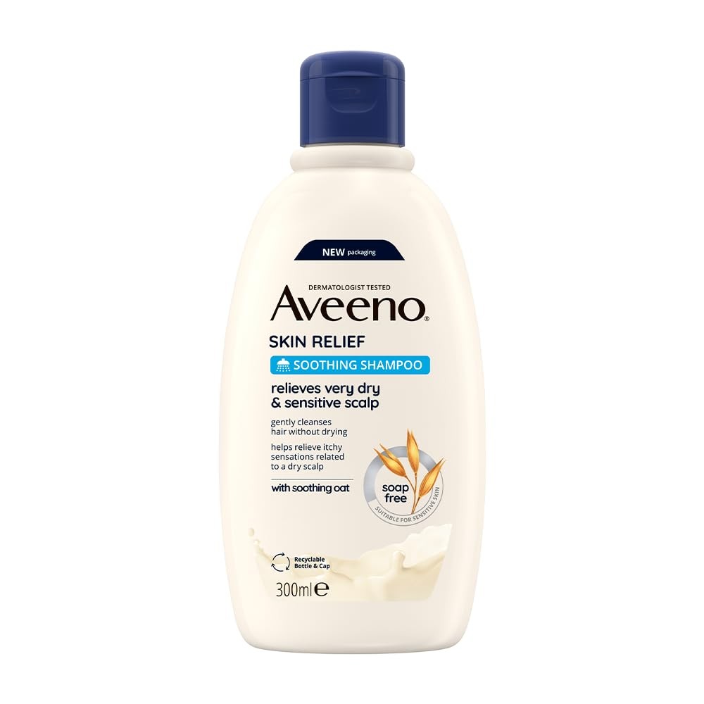Aveeno Skin Relief Soothing Shampoo, With 300 ml (Pack of 1), Other