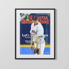 Jonathan Papelbon Autograph SI Print - Lets Get Serious 2007 - Postseason Pressu