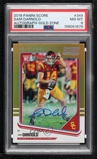 2018 Score Rookies Gold Zone Signatures 41/50 Sam Darnold Rookie Auto RC f7a