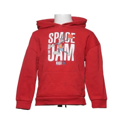 Space Jam, Kapuzenpullover, Größe: 122, Rot, Baumwolle/Polyester, Print #Jyn