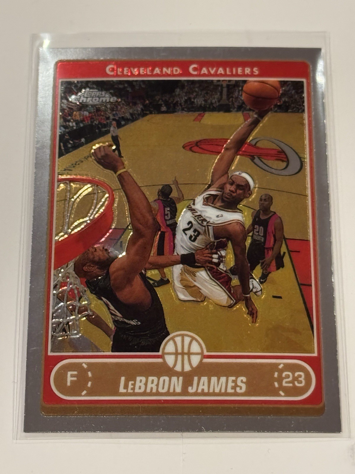 2006-07 Topps Chrome LeBron James Cleveland Cavaliers #67 Mint
