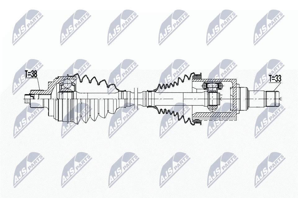 Left Front Drive Shaft for Audi Q4 Skoda Enyaq IV 1EB407271B - Image 6
