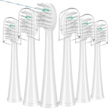 Replacement Brush Heads for WaterPik Sonic-Fusion 2.0 Flossing Toothbrush SF...