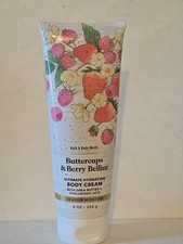 Bath and Body Works Buttercups  Berry Bellini Ultimate Hydration Body Cream 8oz