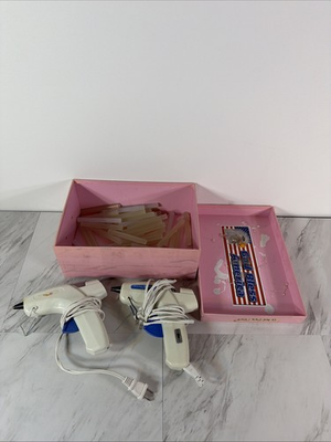 #ad Vintage 2 Craftsman Hot Glue . Made In USA Works. 40 Glue Sticks $8.00