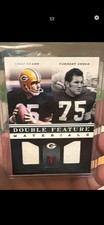 Panini Double Feature Materials Bart Starr Gregg #12 /149 Packers NFL Card