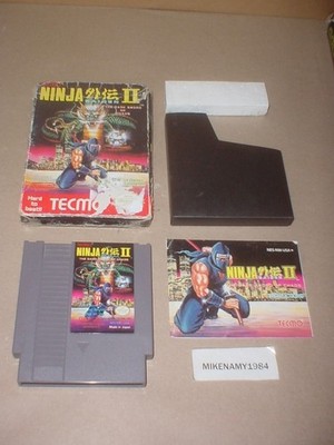 Ninja Gaiden 2 II: The Dark Sword of Chaos Nintendo NES Complete CIB