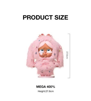POP MART MEGA CRYBABY 400% – Crying in Pink-Limited Edition, Brand