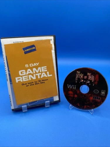 The House of the Dead 2 & 3 Return (Nintendo Wii, 2008) Tested Disc Generic Case