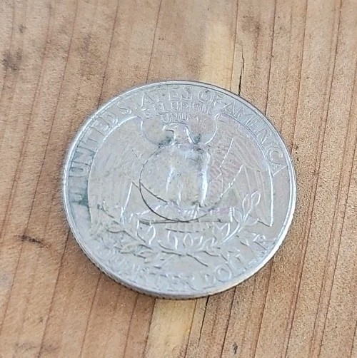 Vintage Cigarette Through Coin Rare Magic Trick Quarter No Instructions