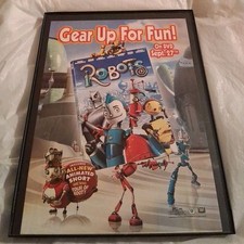 Robots Movie Framed Print Ad 2005 8.5x11