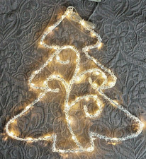 LED- Weihnachtsbaum mit Beleuchtung 2 St  Weihnachtsdeko Fenster, Weihnachtsbaum