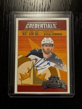 2024-25 Credentials Retro Ticket Access Auto Kyle Connor RTA-KC Winnipeg Jets