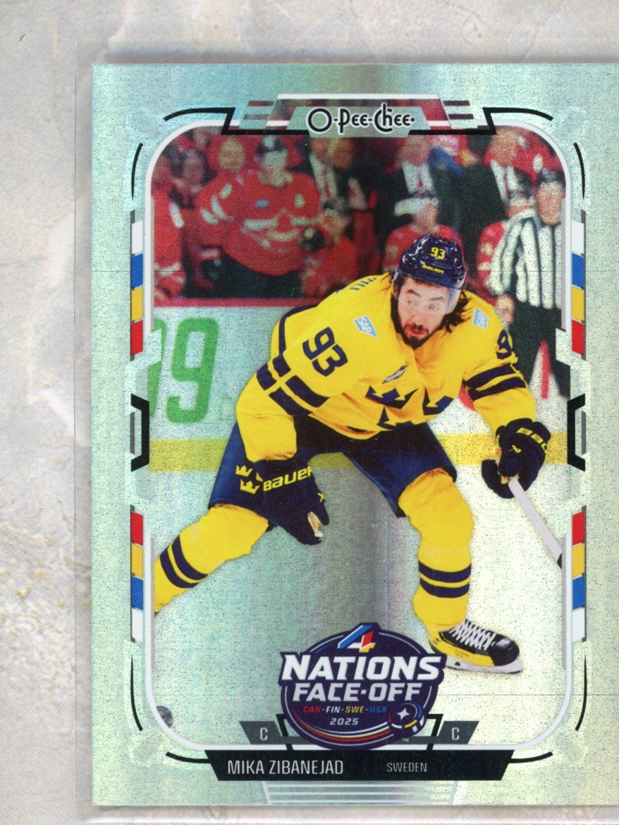 2025-26 O-Pee-Chee OPC Rainbow #536 Mika Zibanejad 4N /350
