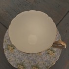 VTG Shelley Primrose Chintz Gold Trim Cup and Saucer Set England Fine Bone China — photo 5