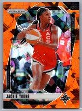 2024 Panini Prizm WNBA JACKIE YOUNG Orange Ice Prizm #1 Aces