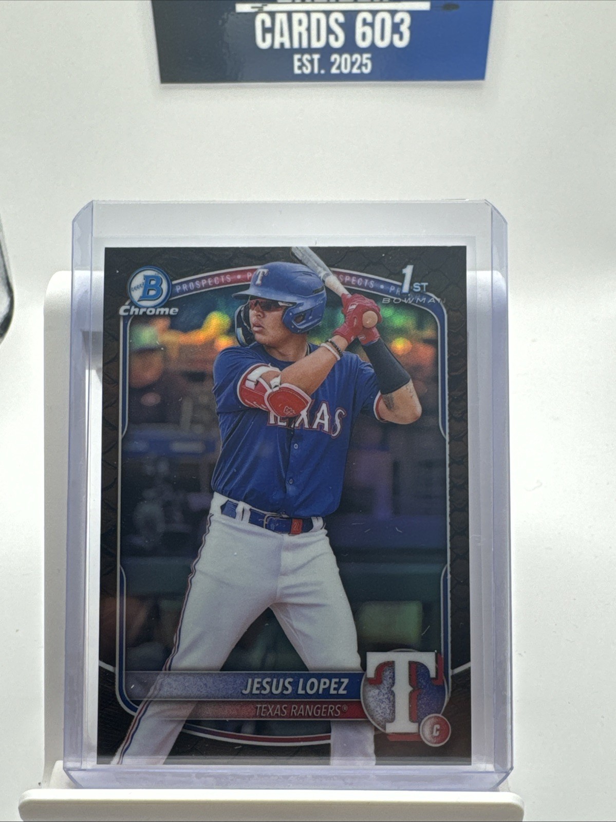 JESUS LOPEZ 2025 Bowman Chrome 1st Reptilian  Refractor SSP