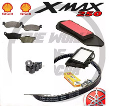 TAGLIANDO YAMAHA X-MAX 250 2005 2009  FILTRI CANDELA CINGHIA PASTICCHE RULLI