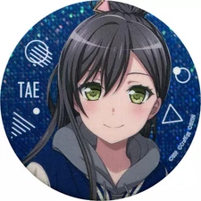 Badge/Pin Tae Hanazono (Holo) "BanG Dream! Girls Band Party! x WEGO 3rd Can
