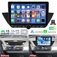 8 Kern 6+128G F�r BMW X1 E84 2010-15 Android 15 Autoradio Apple Carplay GPS DAB+