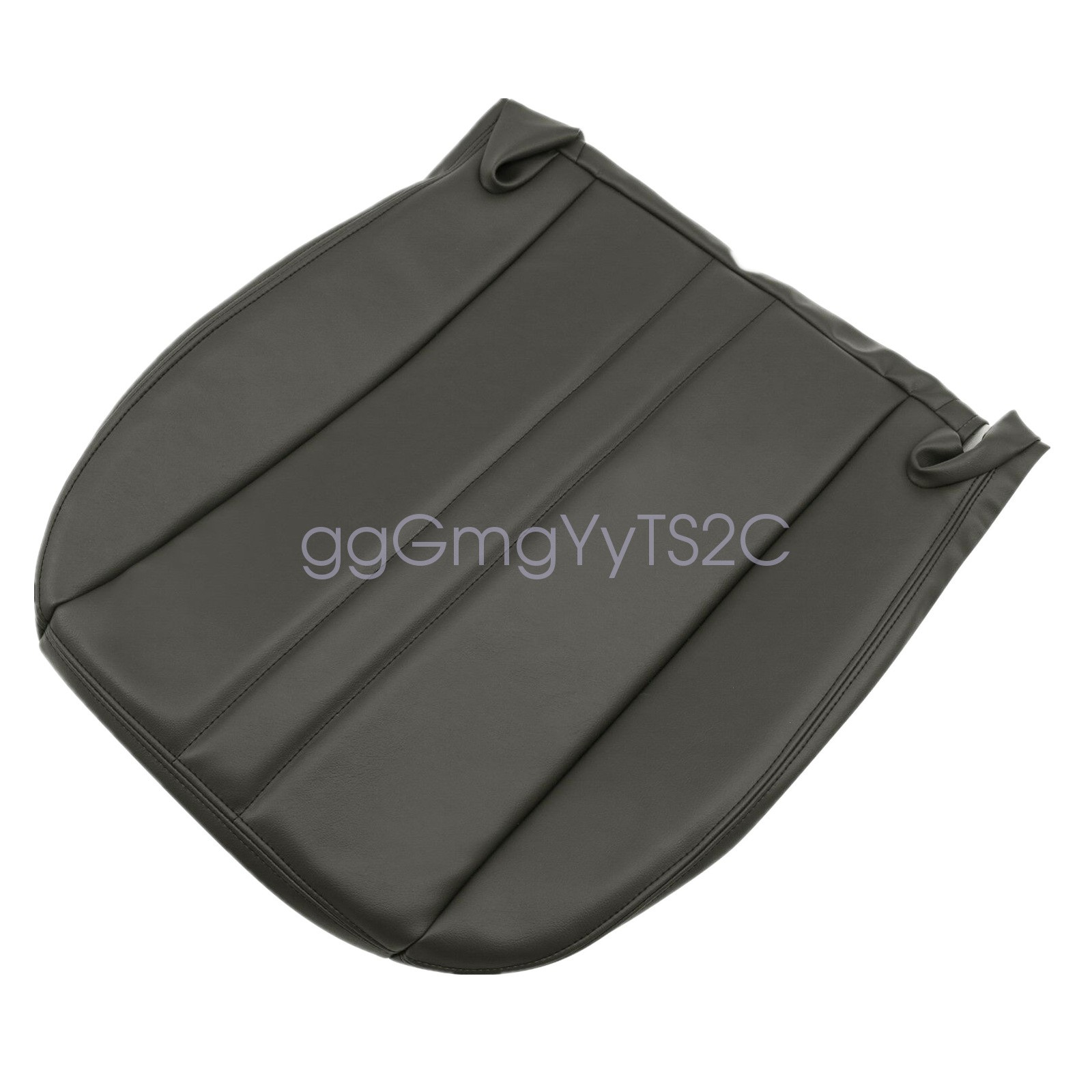 Driver Side Bottom Leather Seat Cover Dark Gray 2003-2016 For Chevy GMC C Series