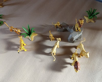 Playmobil Tiere Zoo Afrika -  Löwe  Gepard  Gnu