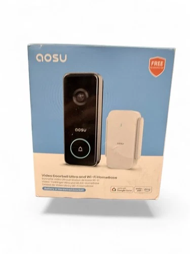 AOSU 5MP Video Doorbell Battery/Wired Wi-Fi Night Vision Motion Detection 2.4GHZ