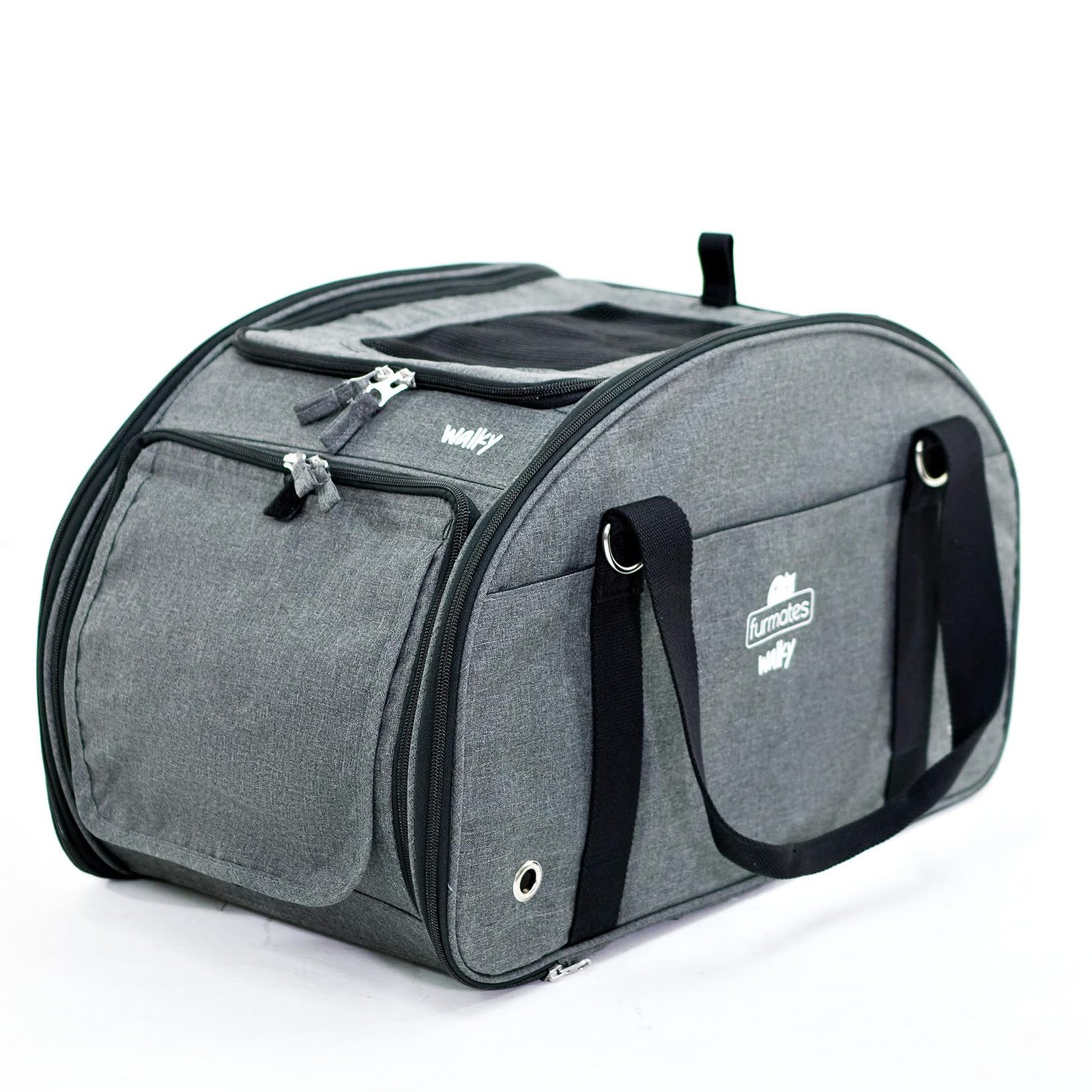 FurMates Walky pet Stroller for Dogs and Cats with Removable Carrier, Sun Can...