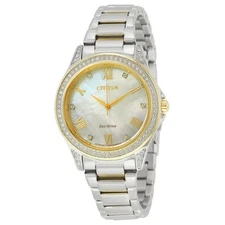 Citizen POV Eco-Drive MOP Dial Ladies Watch EM0234-59D