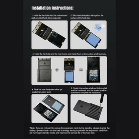 Alloy External SSD M.2 Hard Drive Expansion Card Box For Xbox Series X/S