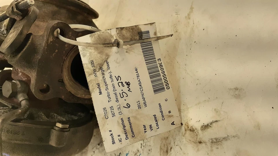 Turbo/Supercharger 3.0L Diesel Twin Turbo Lower Fits 09-11 BMW 335i 2157293 — 第 4/4 张图片